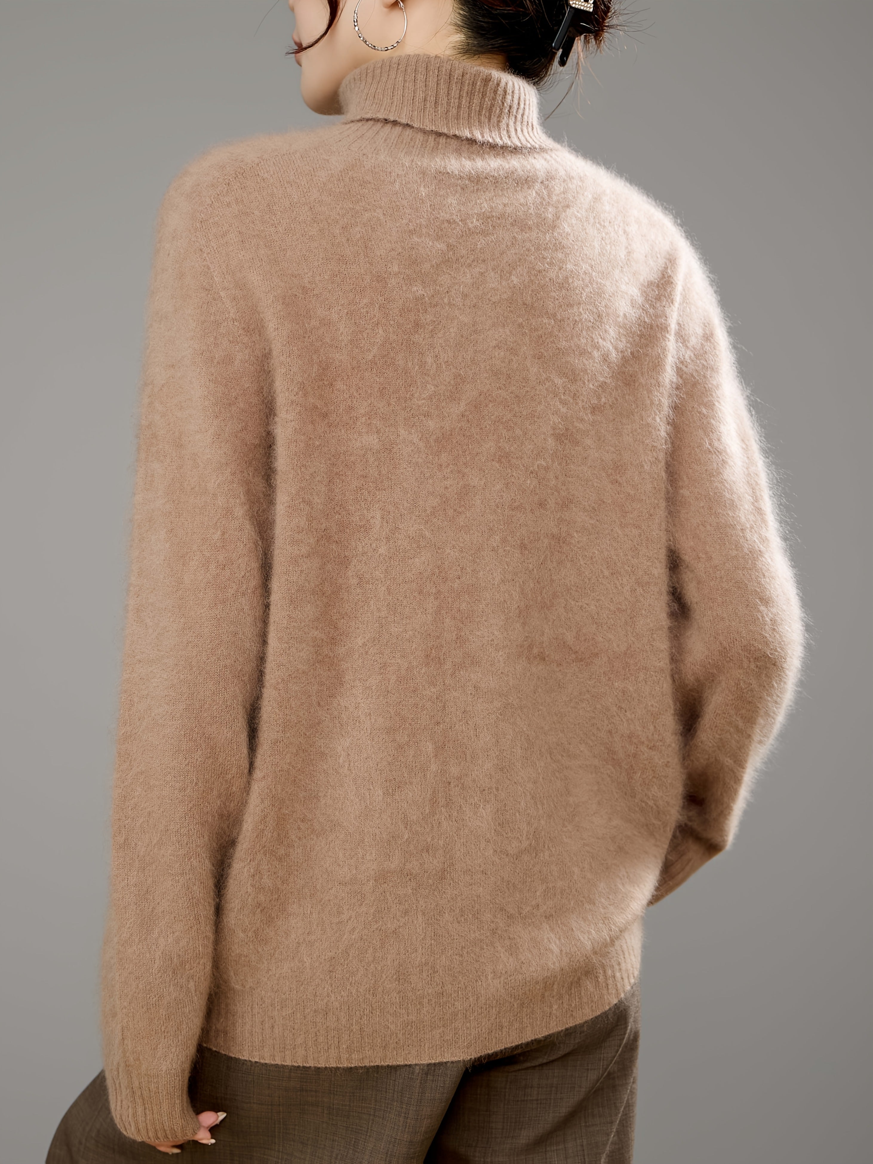 Odessa | Women's Pure Cashmere Wool Turtleneck Sweater