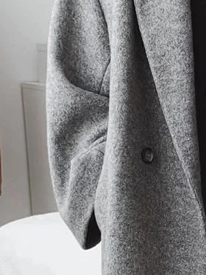 Odessa | Women's Oversized Longline Overcoat with Notch Lapel