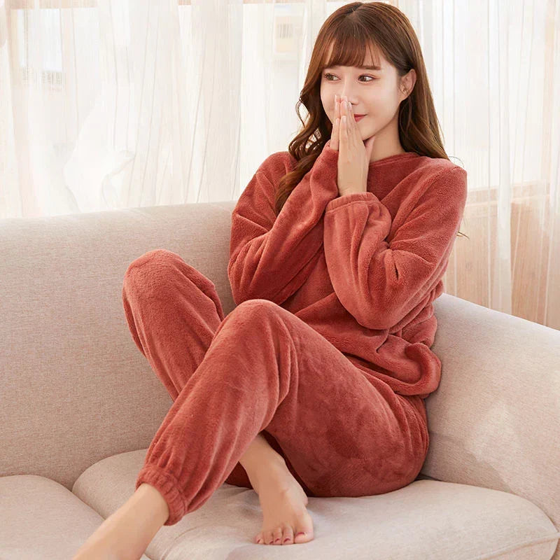 Camila | Women’s Fleece Loungewear Pajama Set