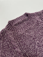 Marchetta | Women's Diamond Cable Knit Oversized Sweater Dress
