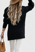 Sable | Women's Chunky Ribbed Mock Neck Sweater
