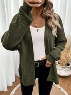 Cosima | Women's Pointelle Knit Cardigan with Dropped Shoulders