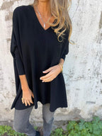 Willow | Women's Swing V-Neck Tunic Pullover