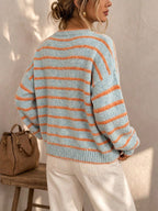 Perpetua | Women's Oversized Striped Cardigan