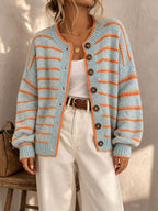 Perpetua | Women's Oversized Striped Cardigan
