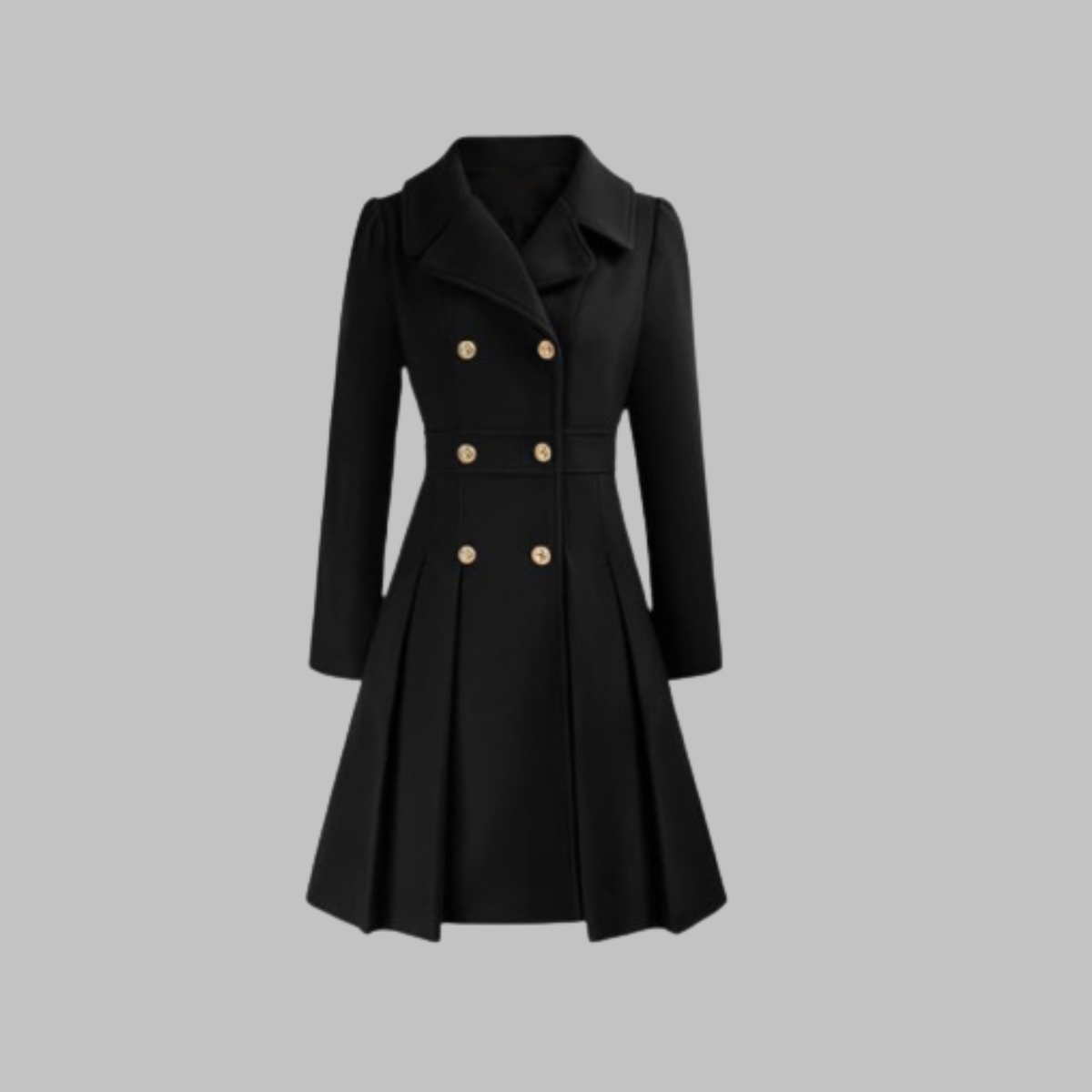 Marceline | Women's Fit and Flare Double-Breasted Coat