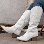Consuelo | Women's Knee-High Cowboy Boots with Block Heel