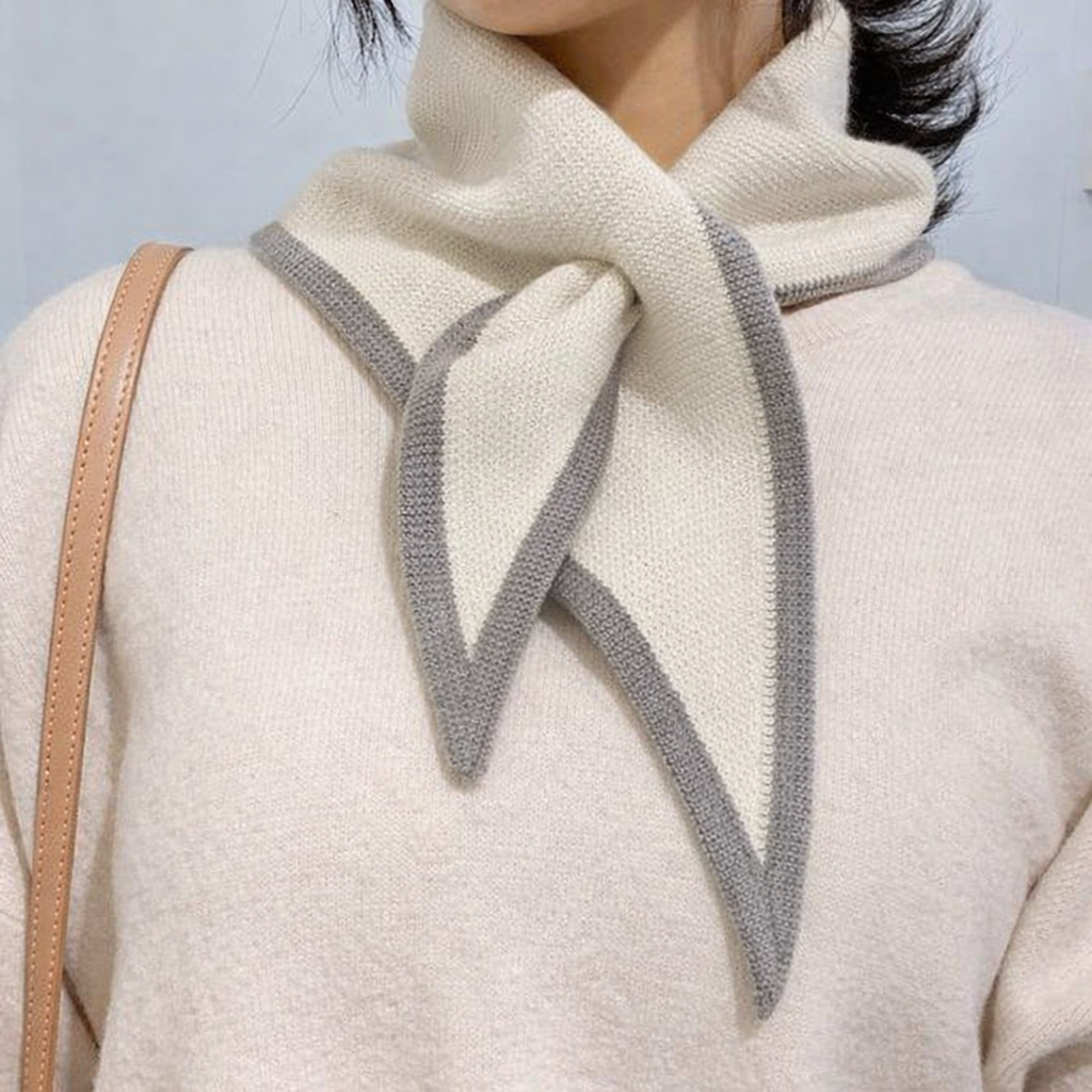 Phoebe | Women’s Knit Triangle Scarf
