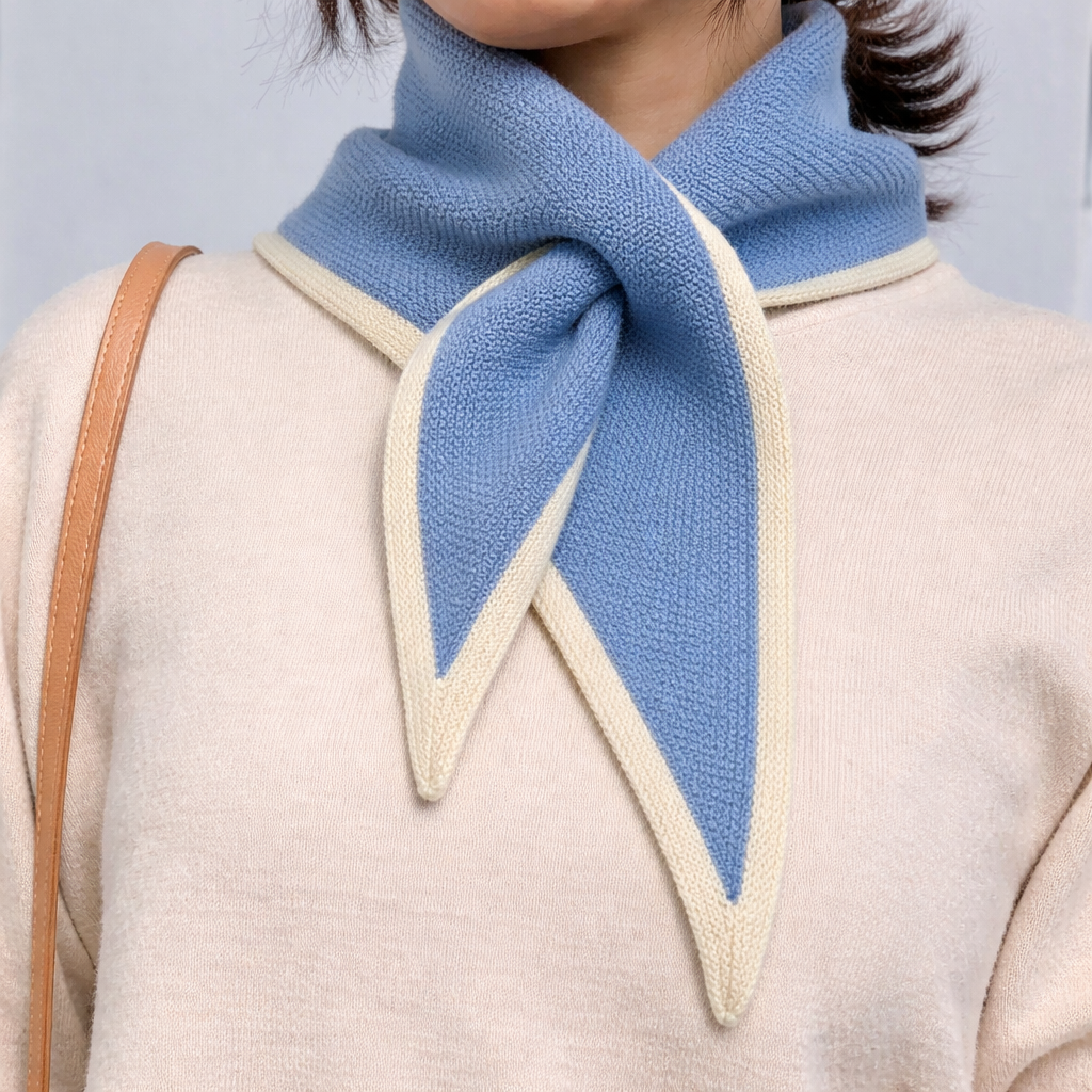 Phoebe | Women’s Knit Triangle Scarf