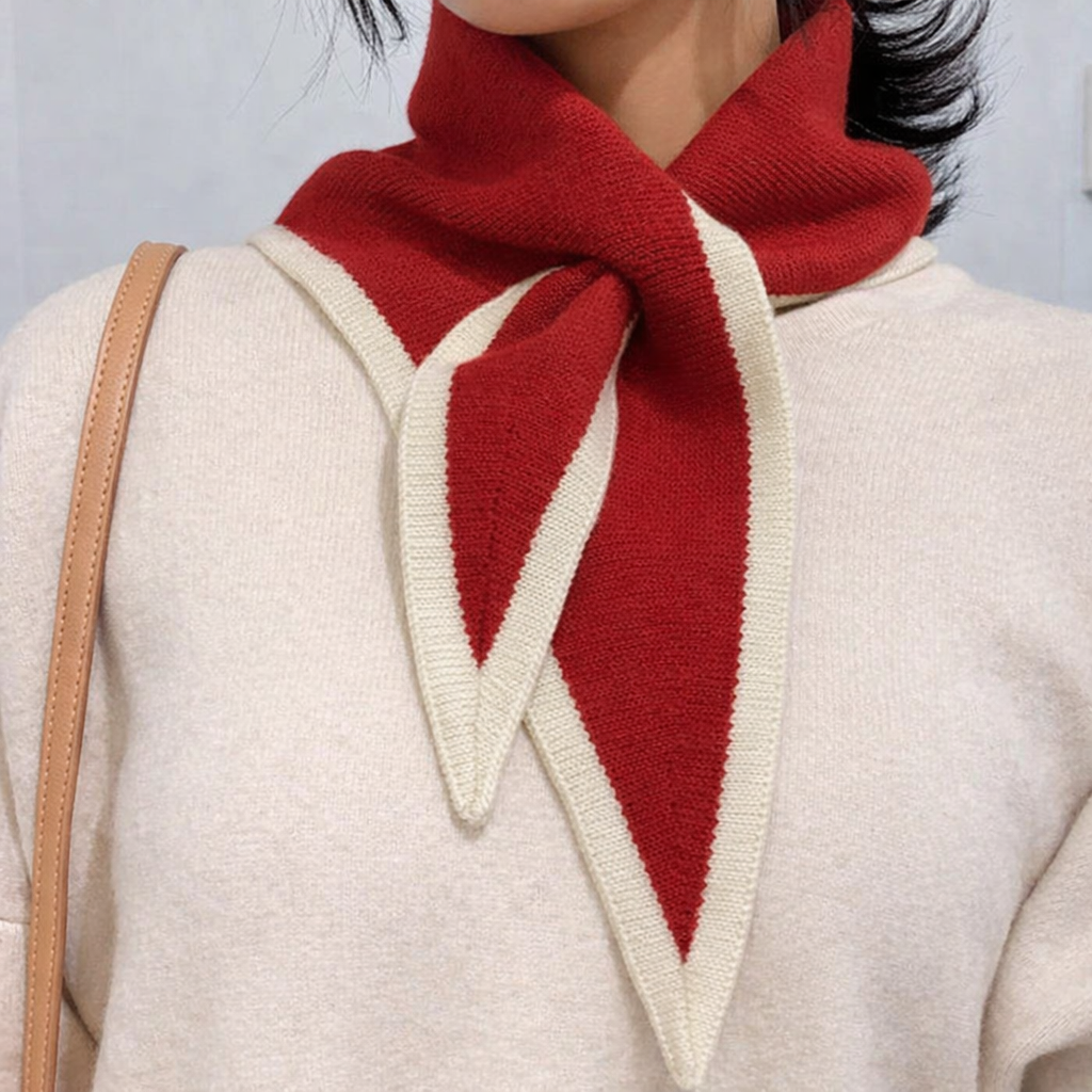 Phoebe | Women’s Knit Triangle Scarf