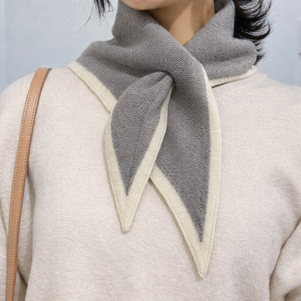 Phoebe | Women’s Knit Triangle Scarf