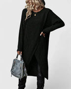 Kaitlyn | Women’s Wrap Front Long Sweater Dress