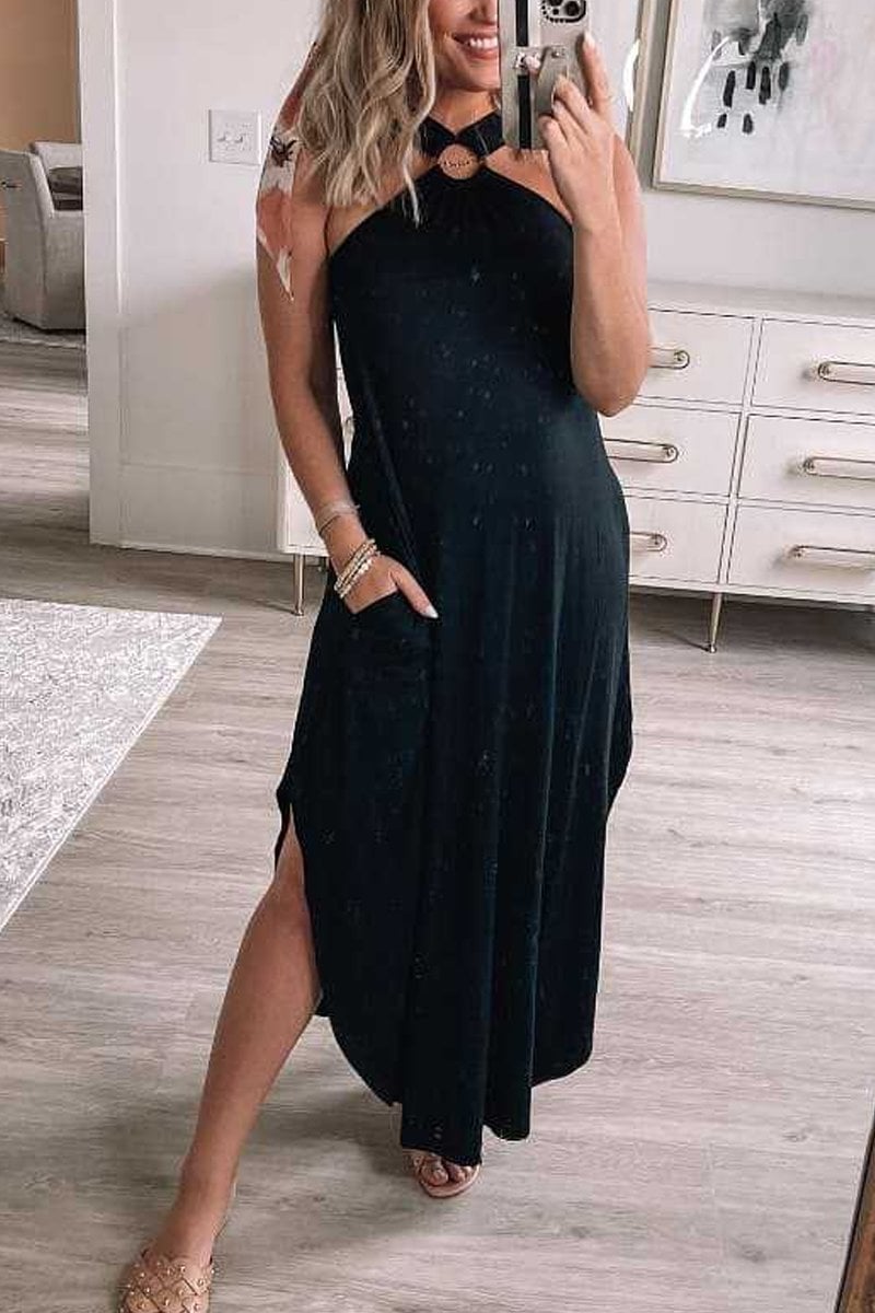 Halter Neck Summer Breeze Dress