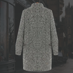 Roxanne | Women’s Mid Length Notch Lapel Single Breasted Coat