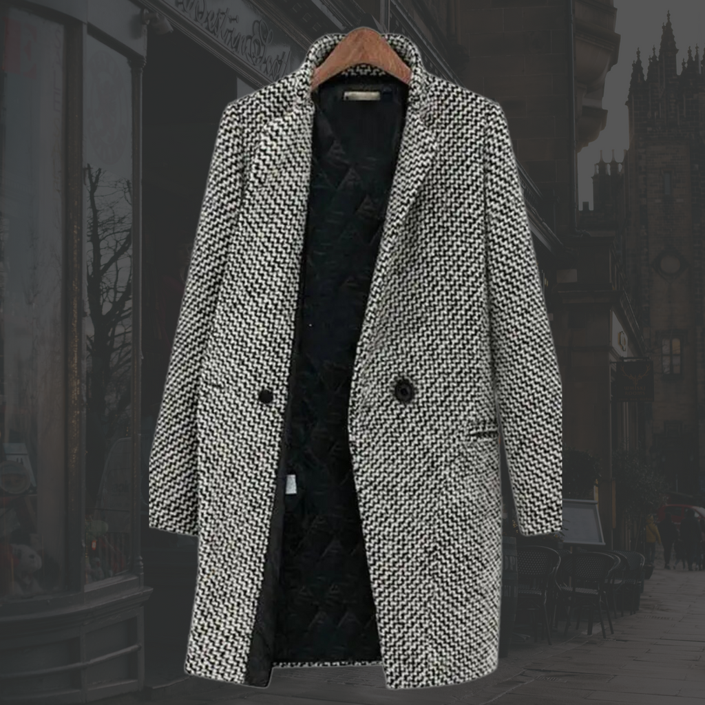 Roxanne | Women’s Mid Length Notch Lapel Single Breasted Coat