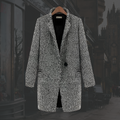 Roxanne | Women’s Mid Length Notch Lapel Single Breasted Coat