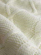 Delaney | Women's Cable Knit V-Neck Sweater Vest