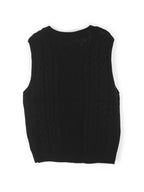 Delaney | Women's Cable Knit V-Neck Sweater Vest