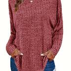 Genesis | Women's Waffle Knit Tunic Sweater