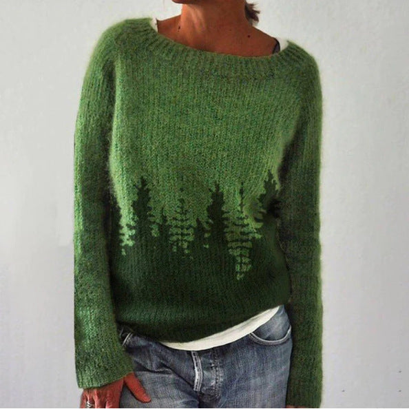 Marlowe | Women's Fuzzy Knit Boat Neck Sweater