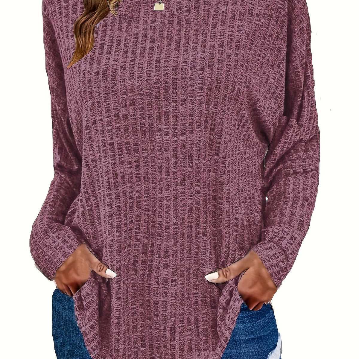 Genesis | Women's Waffle Knit Tunic Sweater