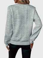 Harlow | Women's Cable Knit Quarter-Zip Sweater