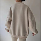 Philippa | Women’s V Neck Oversized Sweatshirt