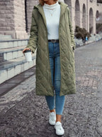 Seraphina | Women’s Quilted Hooded Long Coat