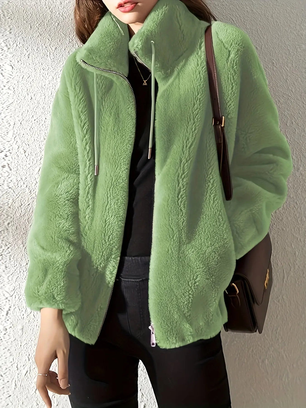 Valentina | Women’s Fluffy Fleece Teddy Jacket