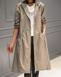 Lorelei | Women's Waterproof Hooded Long Raincoat