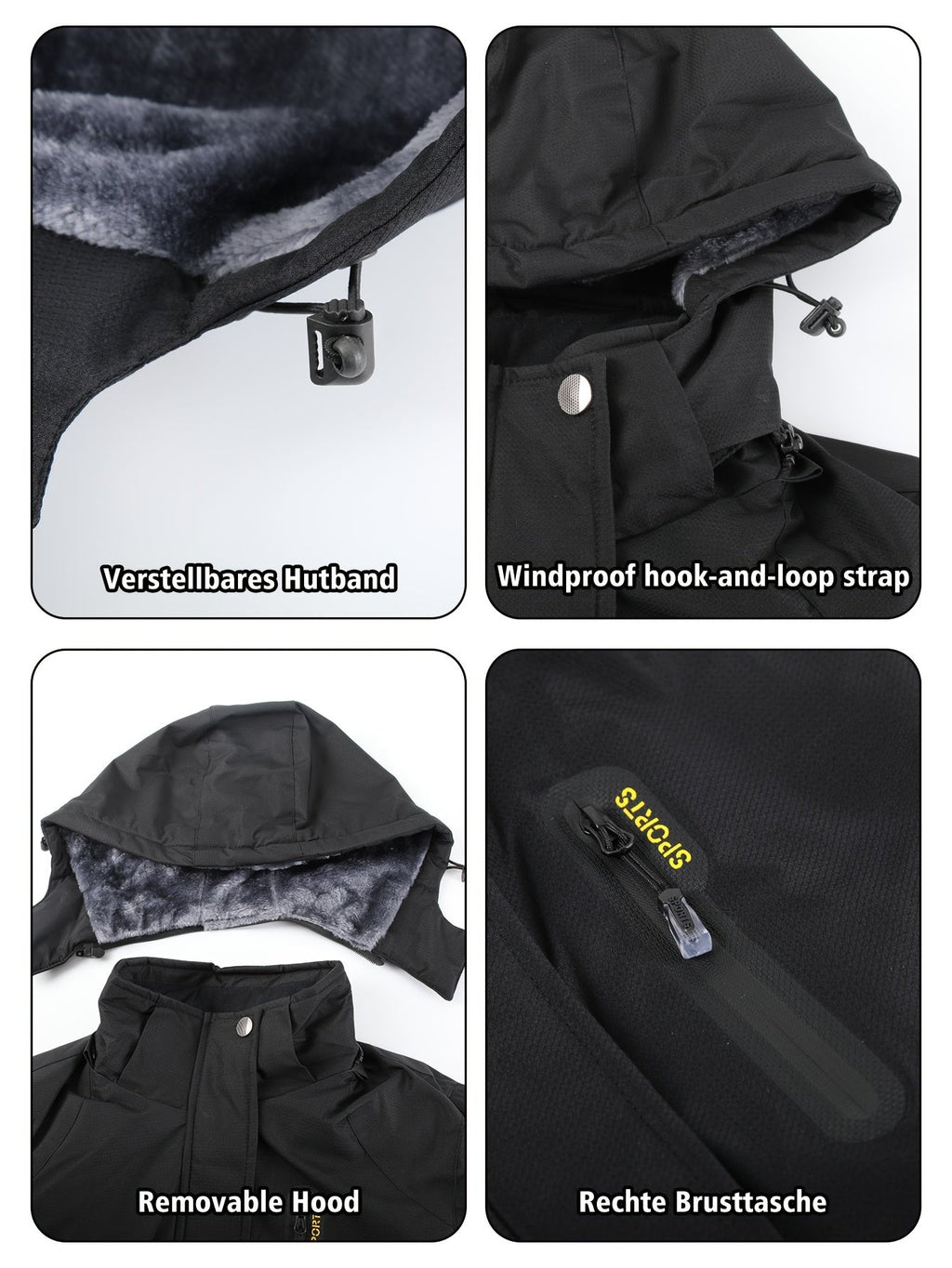 Wren | Women's Insulated Waterproof Ski Jacket with Fur-Lined Hood