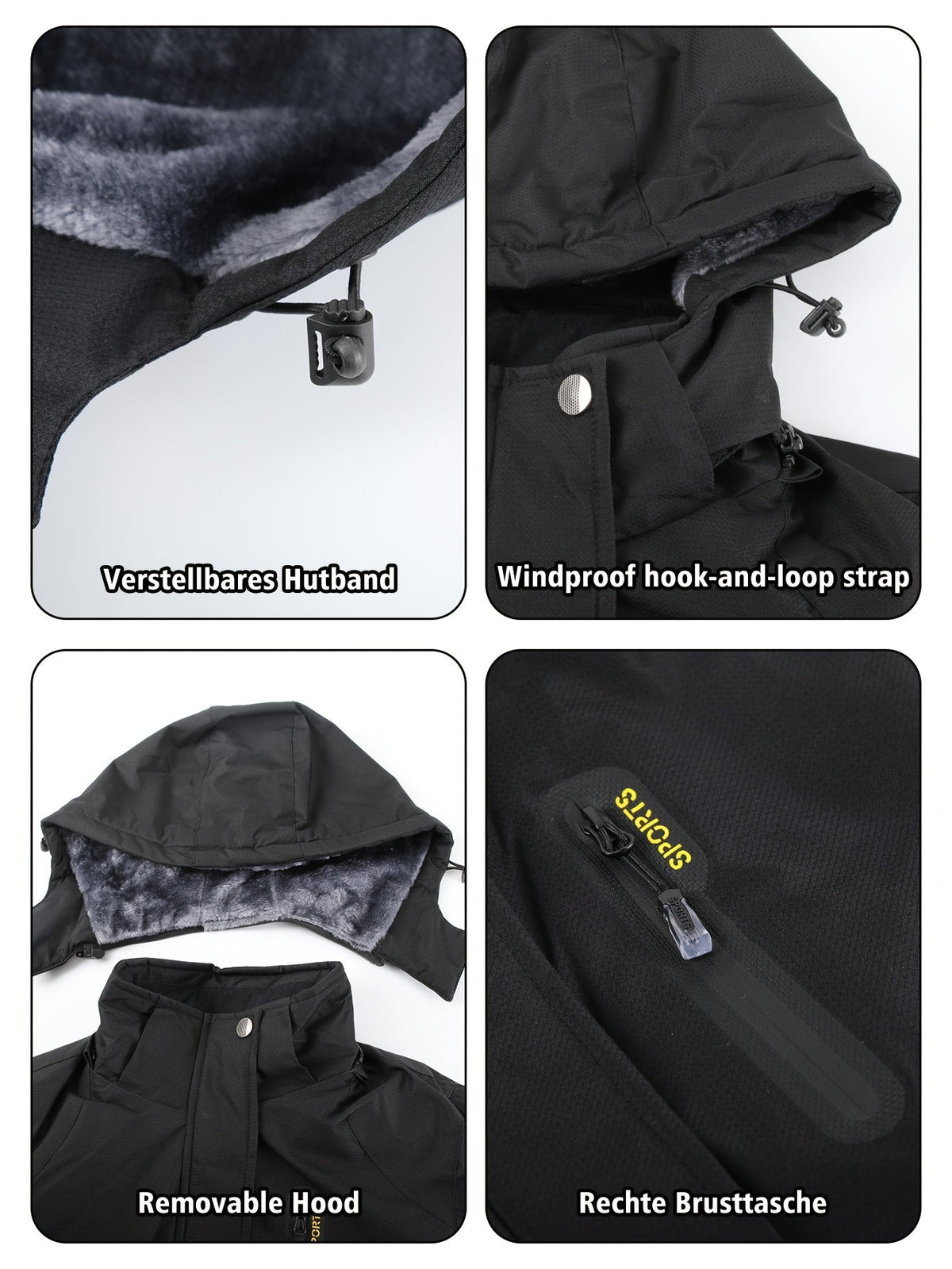 Wren | Women's Insulated Waterproof Ski Jacket with Fur-Lined Hood
