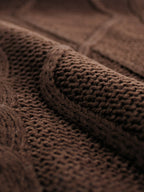 Delaney | Women's Cable Knit V-Neck Sweater Vest