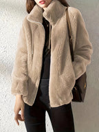 Valentina | Women’s Fluffy Fleece Teddy Jacket