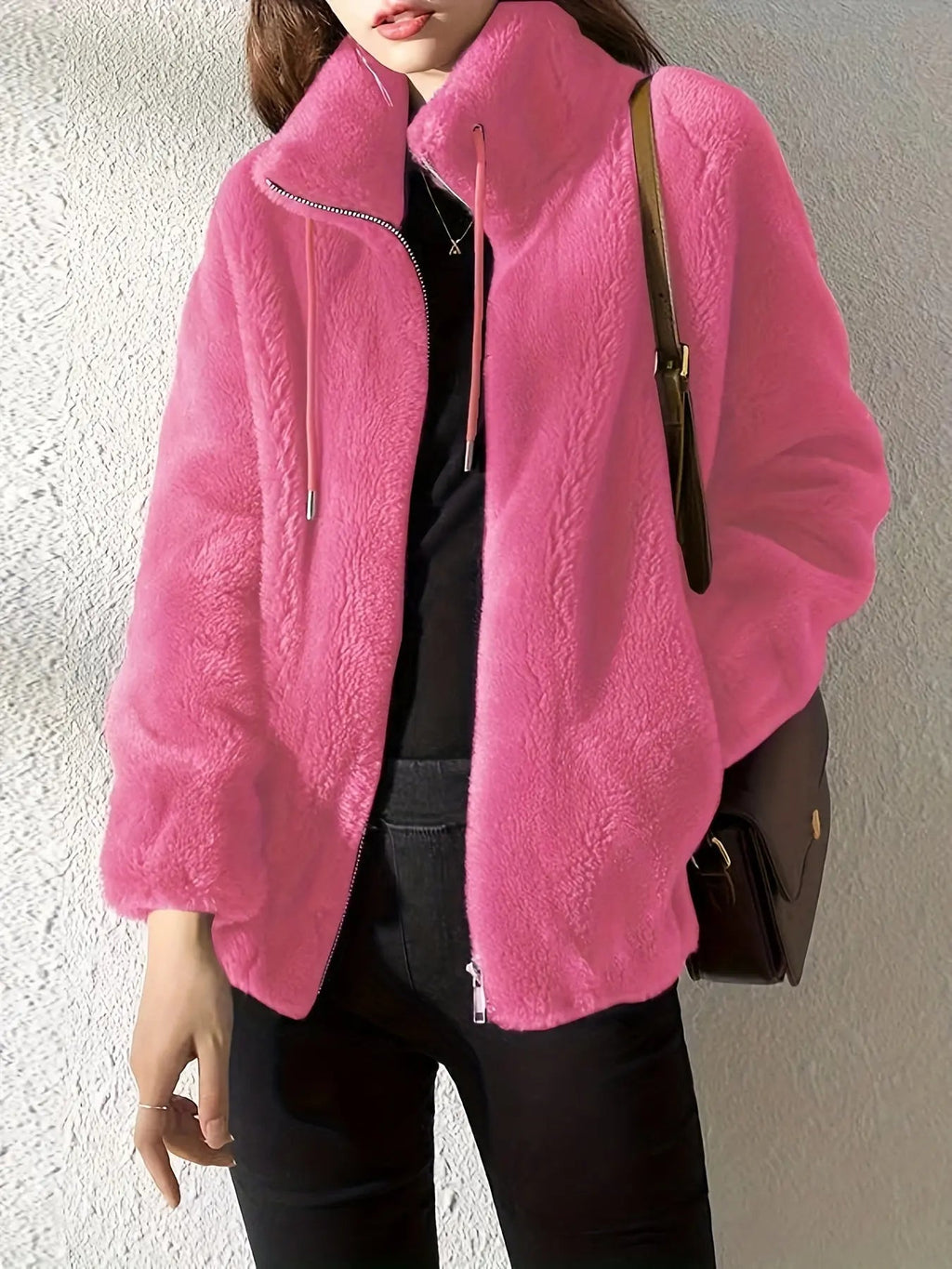 Valentina | Women’s Fluffy Fleece Teddy Jacket