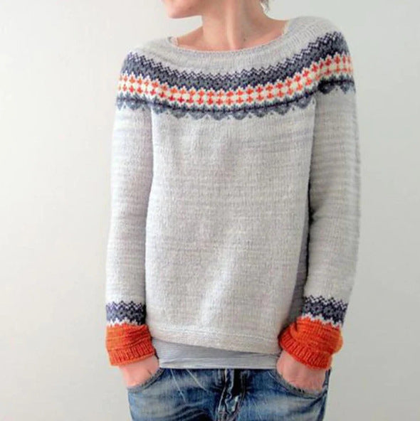 Marlowe | Women's Fuzzy Knit Boat Neck Sweater