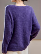 Marisol | Women's Cashmere Wool V-Neck Sweater for Cosy Autumn Layering