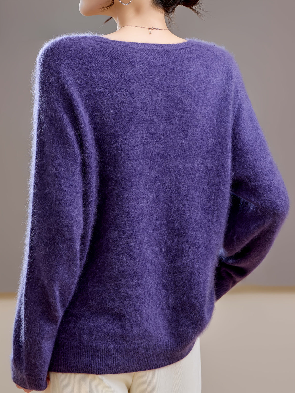 Marisol | Women's Cashmere Wool V-Neck Sweater for Cosy Autumn Layering