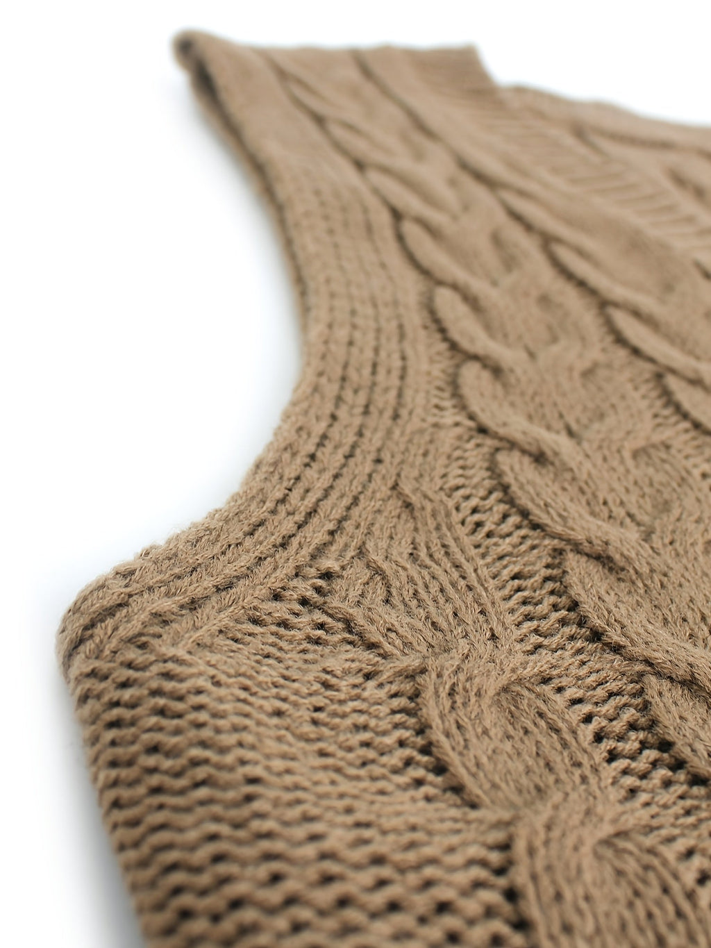 Delaney | Women's Cable Knit V-Neck Sweater Vest