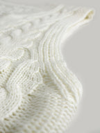 Delaney | Women's Cable Knit V-Neck Sweater Vest