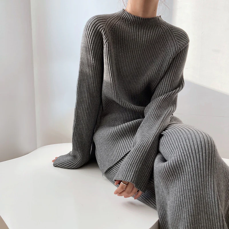 Sienna | Women’s Ribbed Sweater Lounge Set