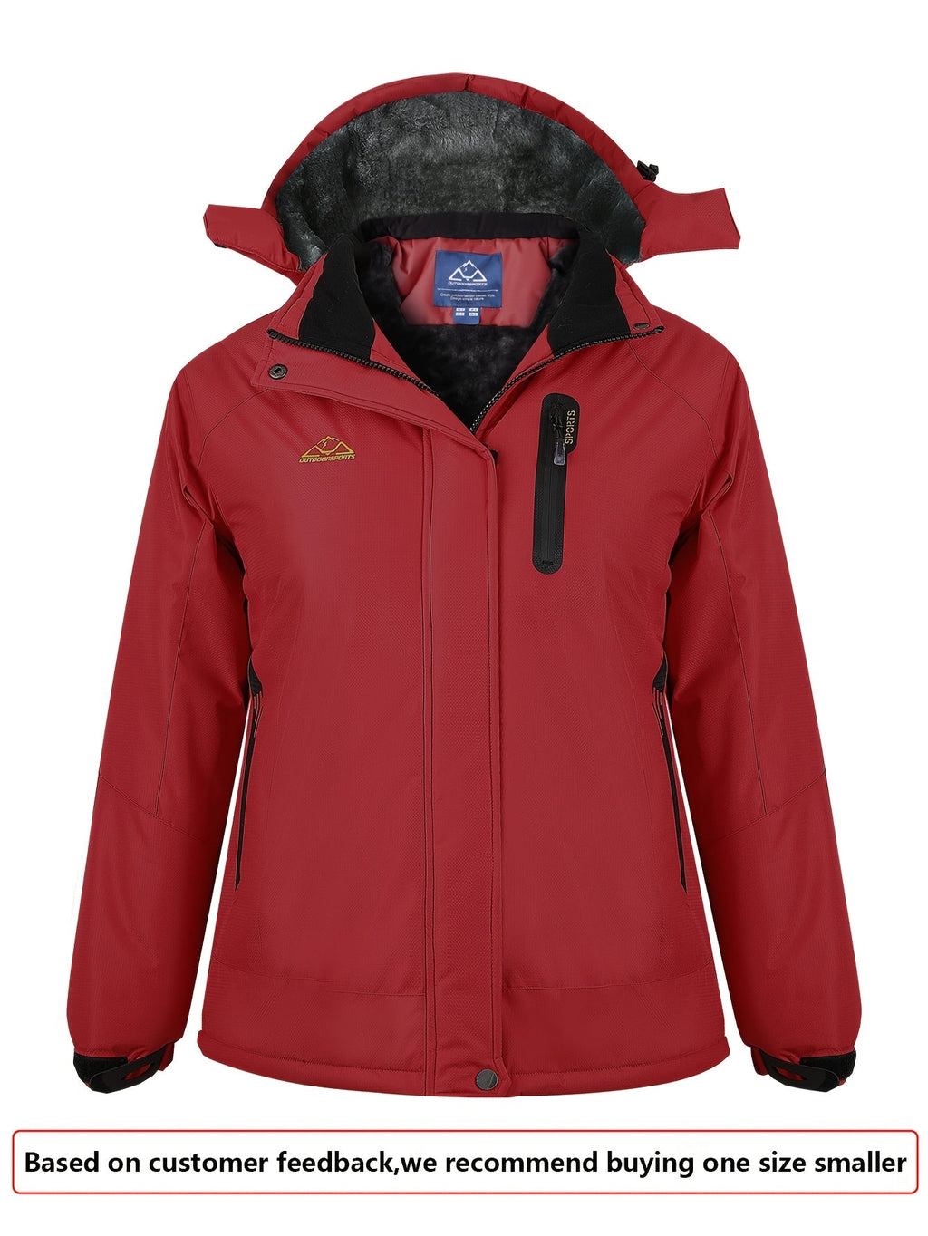 Wren | Women's Insulated Waterproof Ski Jacket with Fur-Lined Hood
