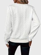 Harlow | Women's Cable Knit Quarter-Zip Sweater
