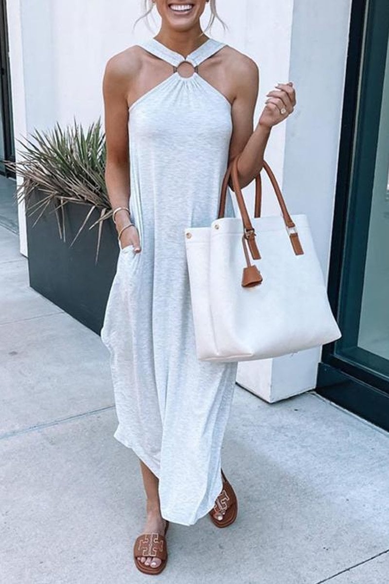 Halter Neck Summer Breeze Dress