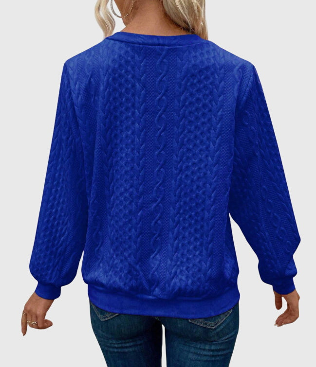 Harlow | Women's Cable Knit Quarter-Zip Sweater