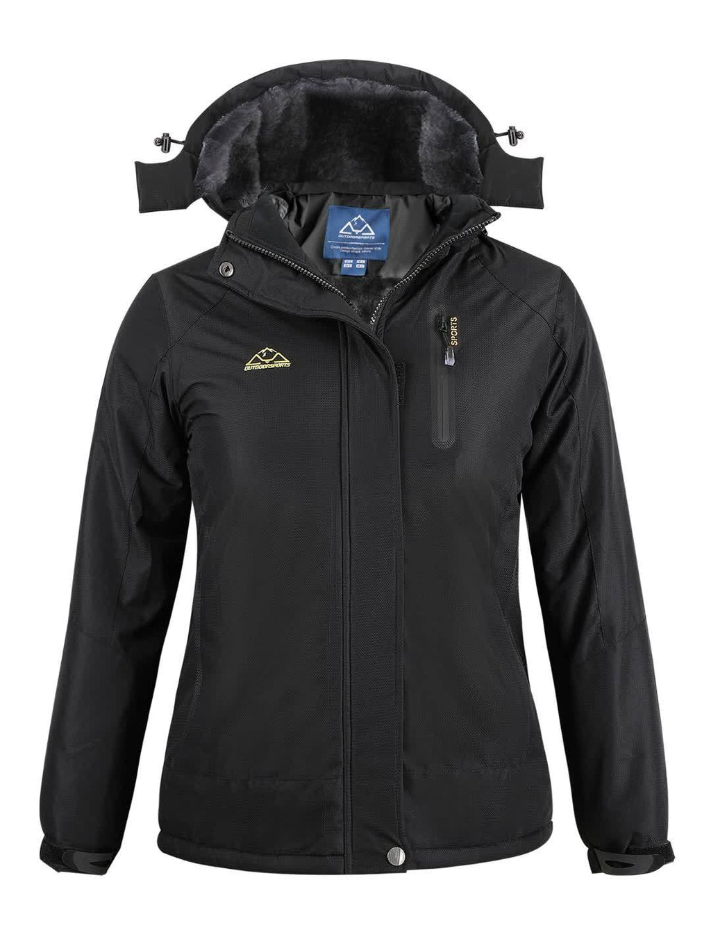 Wren | Women's Insulated Waterproof Ski Jacket with Fur-Lined Hood