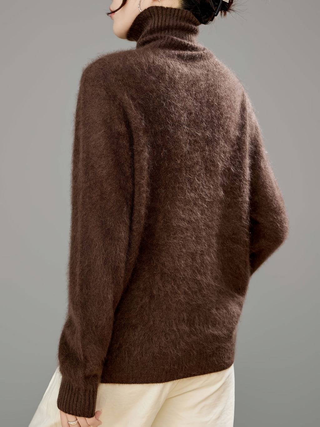 Odessa | Women's Pure Cashmere Wool Turtleneck Sweater
