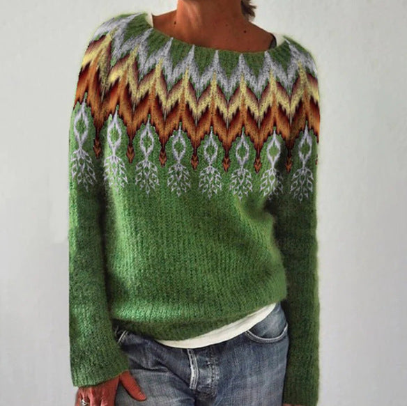 Marlowe | Women's Fuzzy Knit Boat Neck Sweater