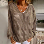 Emberlynn | Women's Open Weave Crochet Hoodie Sweater