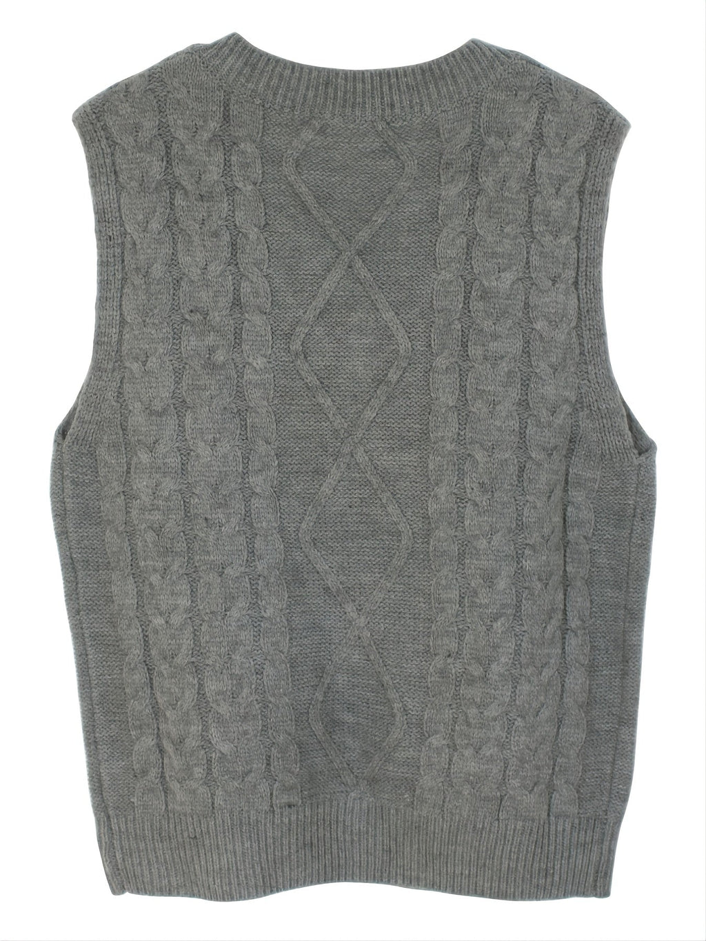 Delaney | Women's Cable Knit V-Neck Sweater Vest